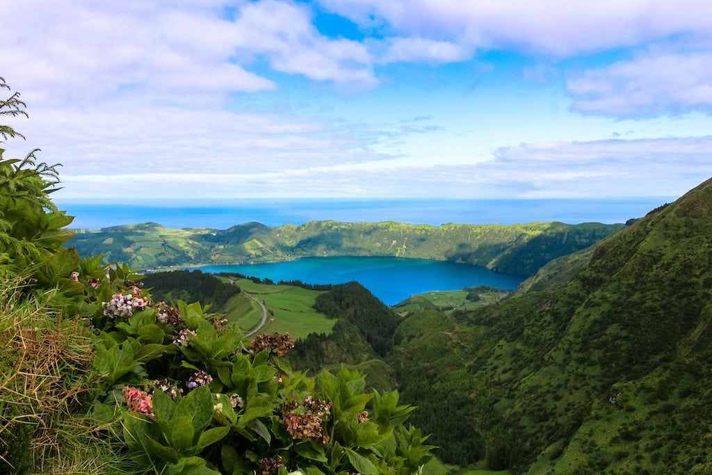 Sao Miguel, Azores from above