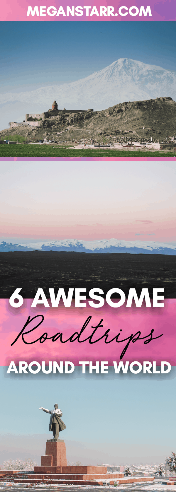 I have been on so many great road trips around the world but there are 6 that are my absolute favorites. This post is about my 6 favorite road trips. Click to see which ones made the cut! #roadtrip