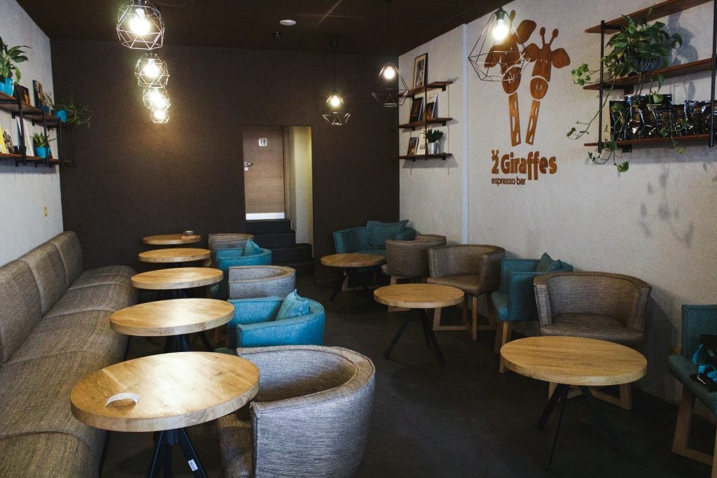 2 Giraffes Espresso Bar in Sofia, Bulgaria