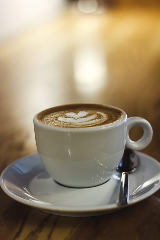 Flat white at Chucky's Coffee House in Sofia, Bulgaria