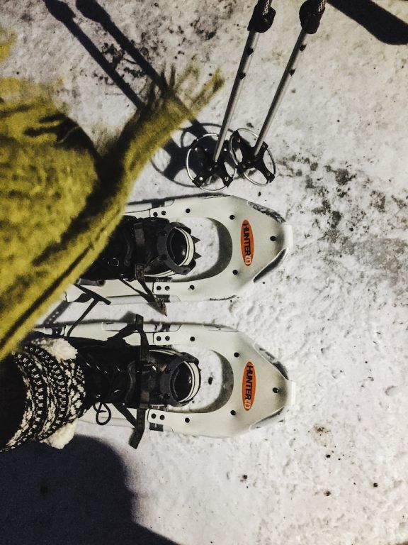 snowshoeing in the lofoten islands norway with lofoten aktiv