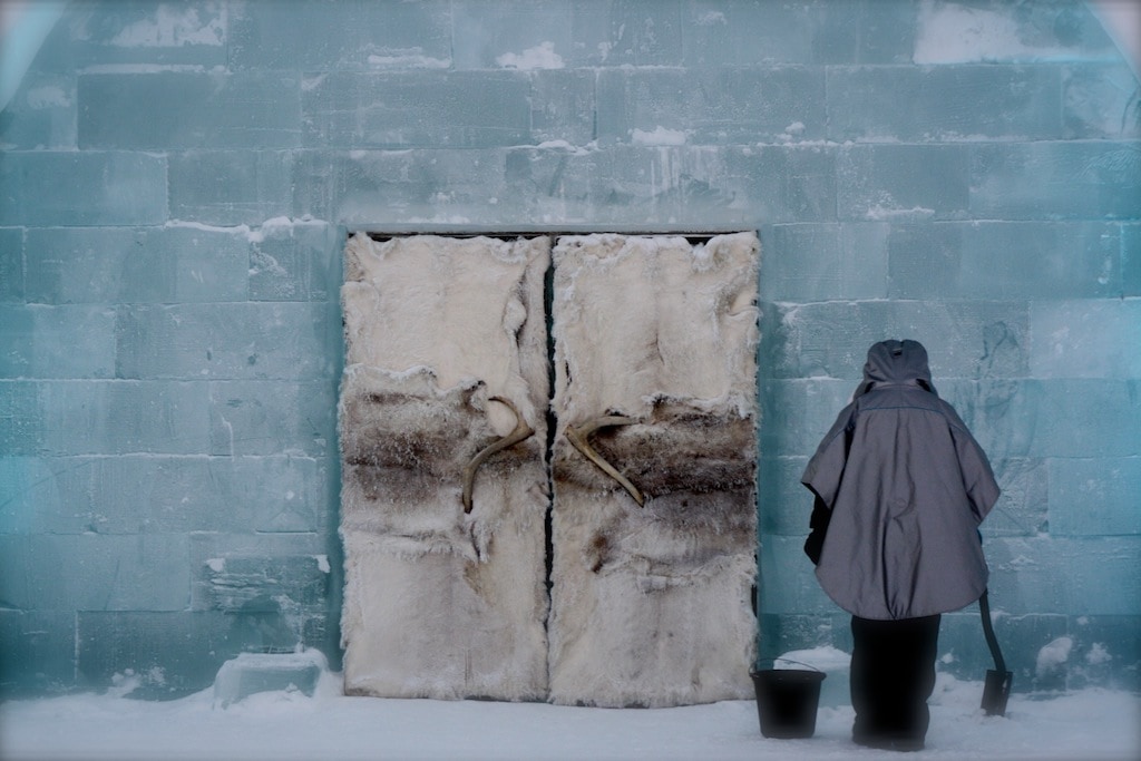  Jukkasjarvi, Suecia desde el hotel de hielo Anne Marie Fallon