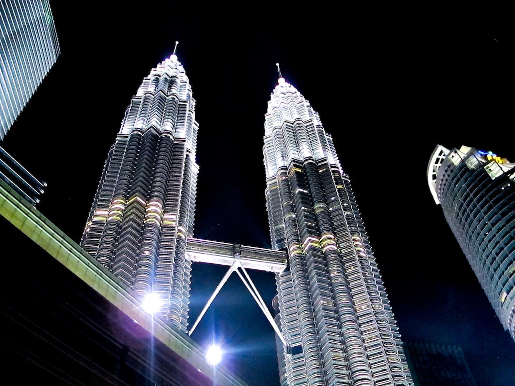 Petronas Towers in Kuala Lumpur, Malaysia