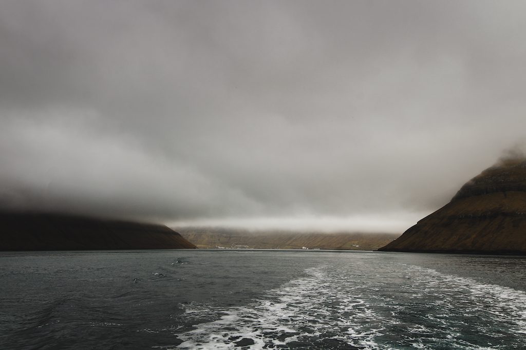 ferry from klaksvik to kalsoy in the faroe islands