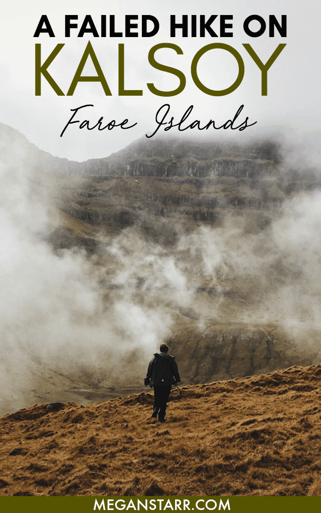Kalsoy, Faroe Islands: A Failed Hike to the Kallur Lighthouse in Trøllanes. Read about my time on the dramatic island of Kalsoy and my unsuccessful hiking experience in this post. #faroeislands #hiking