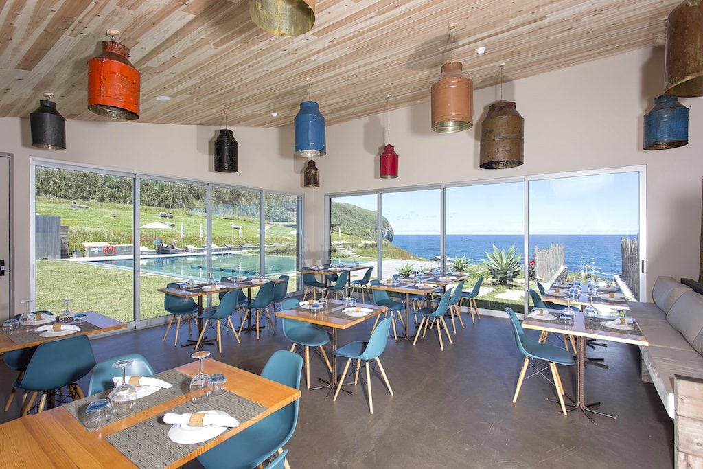 Santa Barbara Lodge by Santa Barbara Eco-Beach Resort in Sao Miguel, Azores restaurant areais