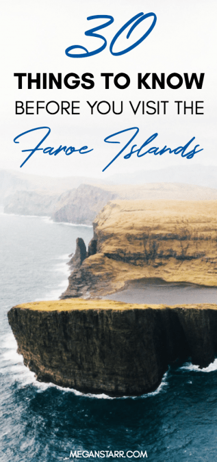 This is the year to travel to the Faroe Islands! Everyone is looking to these islands in the North Atlantic for an adventurous and unusual vacation and to check out some of the most beautiful spots on the planet. This post will inform you about 30 useful things to know before traveling to the Faroe Islands. Click to read more! #faroeislands #traveltips #torshavn