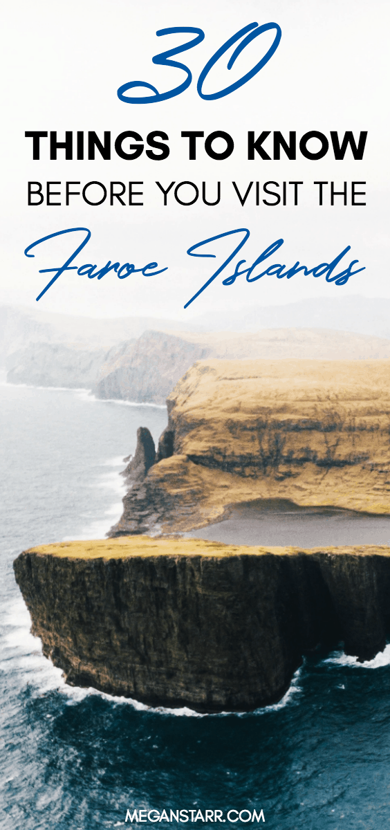 This is the year to travel to the Faroe Islands! Everyone is looking to these islands in the North Atlantic for an adventurous and unusual vacation and to check out some of the most beautiful spots on the planet. This post will inform you about 30 useful things to know before traveling to the Faroe Islands. Click to read more! #faroeislands #traveltips #torshavn
