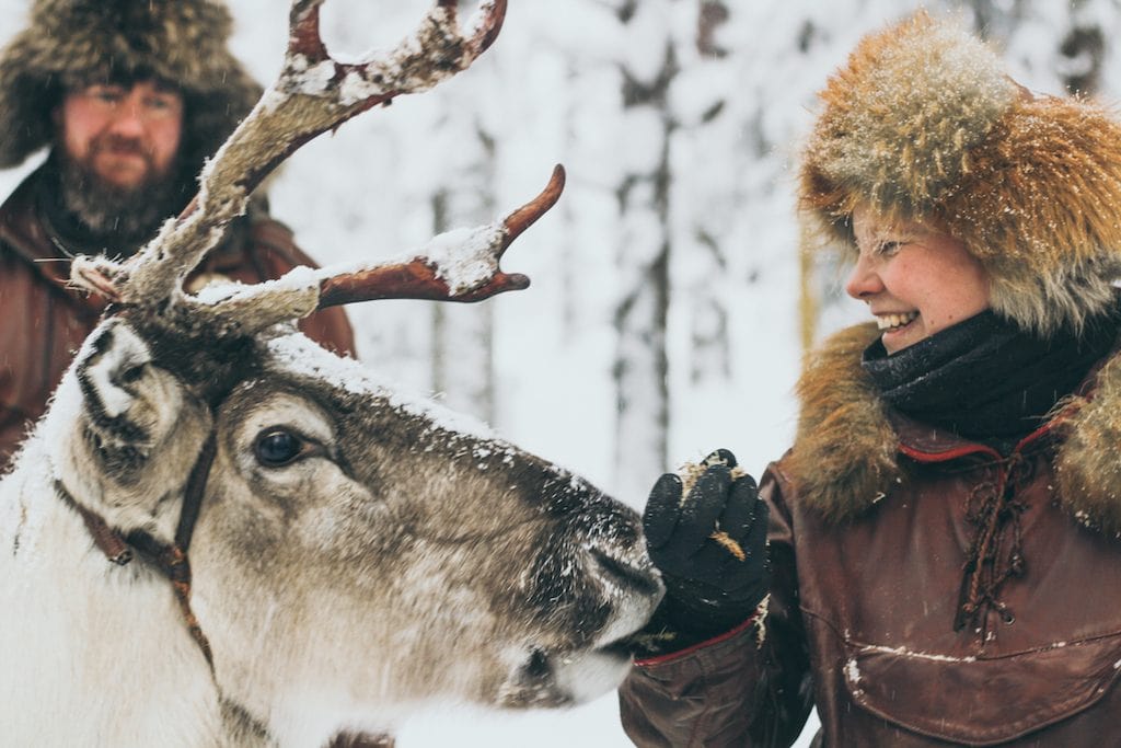 fire at at Palosaari in ruka and kuusamo finland reindeer farm