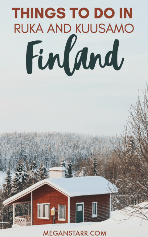Ruka and Kuusamo, Finland is a playground for winter lovers and adventurists! There are several winter activities in the Kuusamo area that can keep travelers occupied and happy during their stay in the Finnish Lapland region. This is a guide to 7 things to do in Ruka and Kuusamo, Finland in winter- click to read more! #lapland #finland #nordics #winter