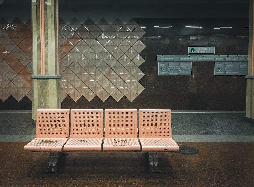 23 Serpnia metro station in kharkiv ukraine