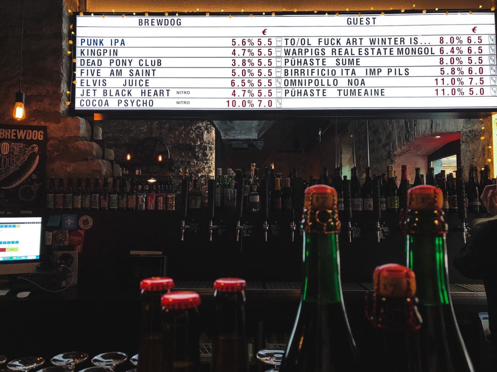 Craft Beer in Tallinn: Where to Drink Estonian Beer in the Capital Brewdog Tallinn