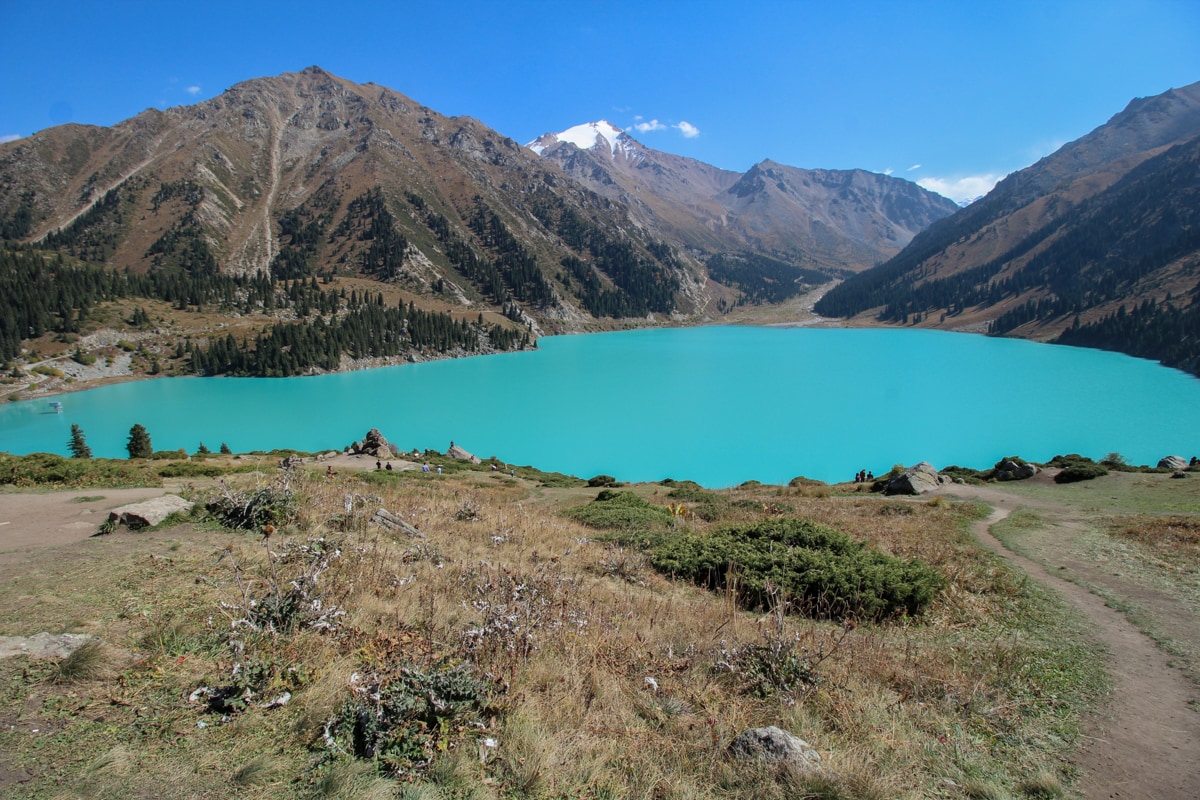 big almaty lake kazakhstans most famous lake