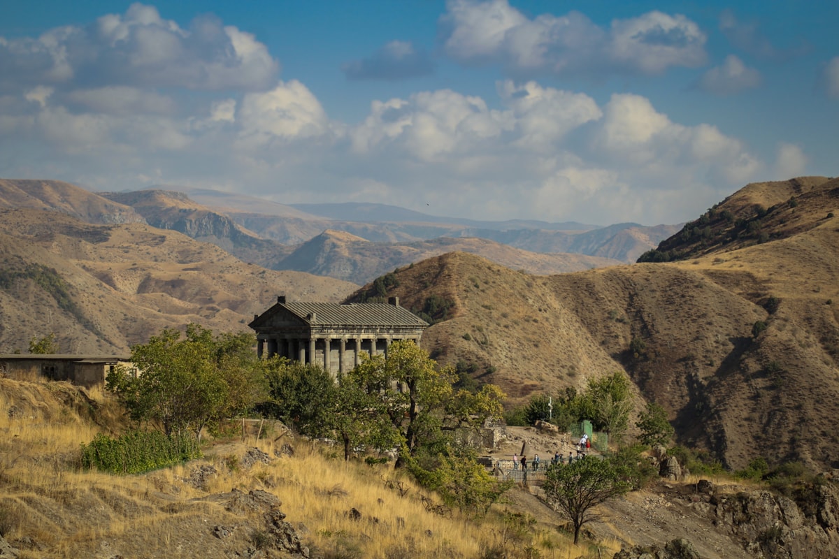 Garni temple near Yerevan, Armenia