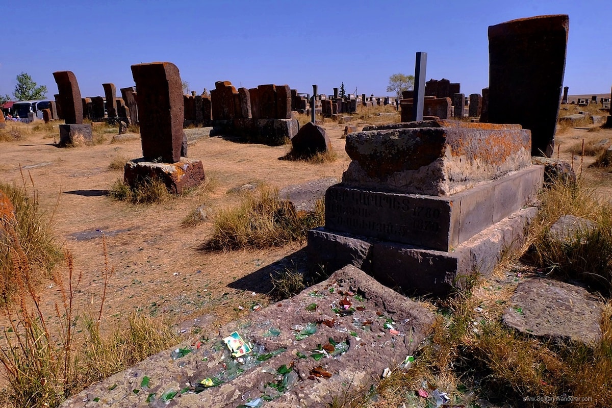 25 Amazing Places to Visit in Armenia - Noratus Cemetery Tomb of the Monk - Photo from Aleah Taboclaon from Solitary Wanderer Travel Blog