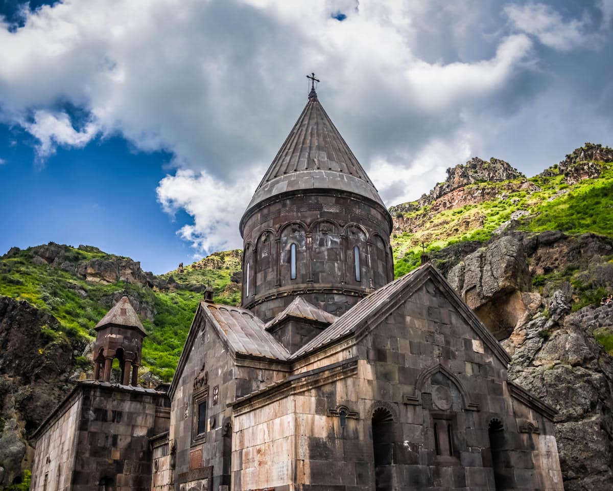 25 Amazing Places to Visit in Armenia - Geghard Monastery - Photo from Stephanie Craig from History Fangirl Travel Blog