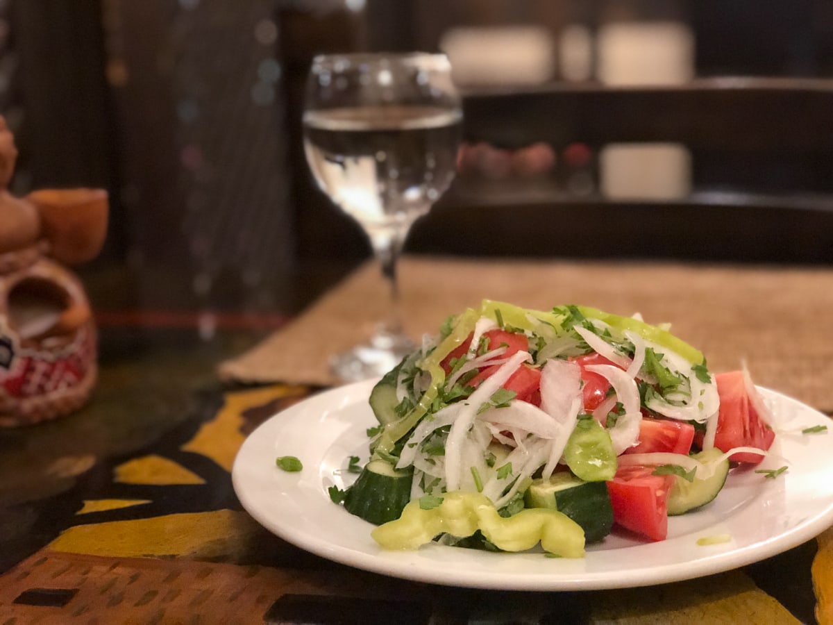Best Restaurants in Yerevan, Armenia - A Local's Guide to Where to Eat Kavkaz Caucasus Tavern Salad