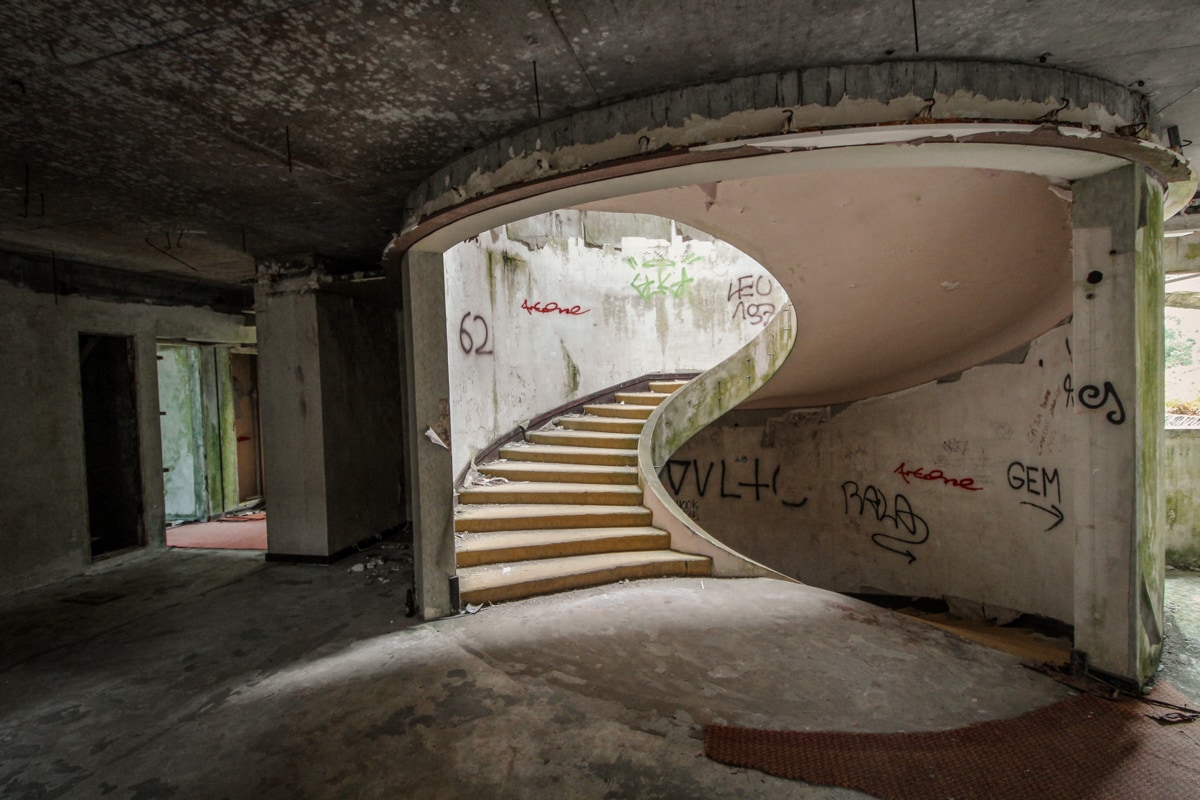 abandoned hotel in the azores on sao miguel