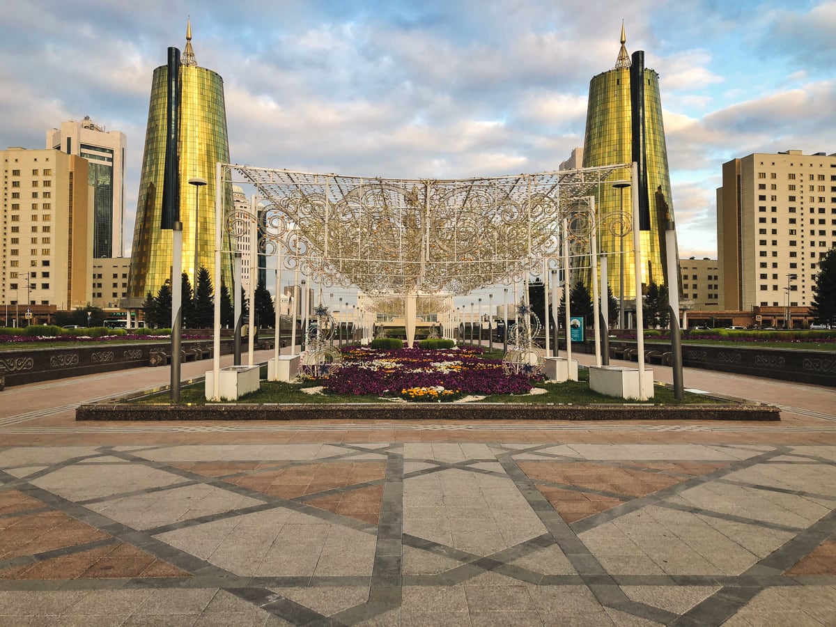 beer cans modern architecture in astana kazakhstan