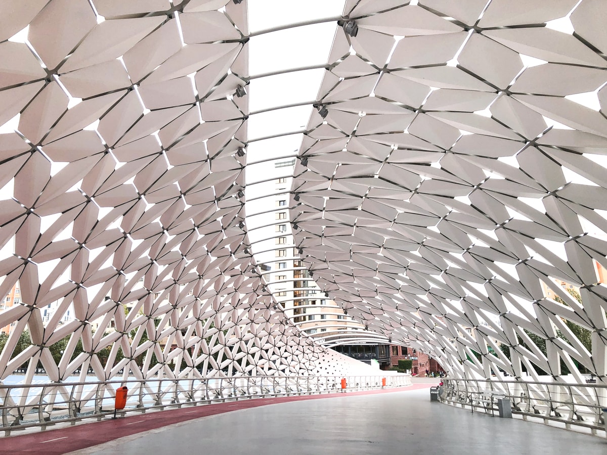 fish bridge in astana kazakhstan