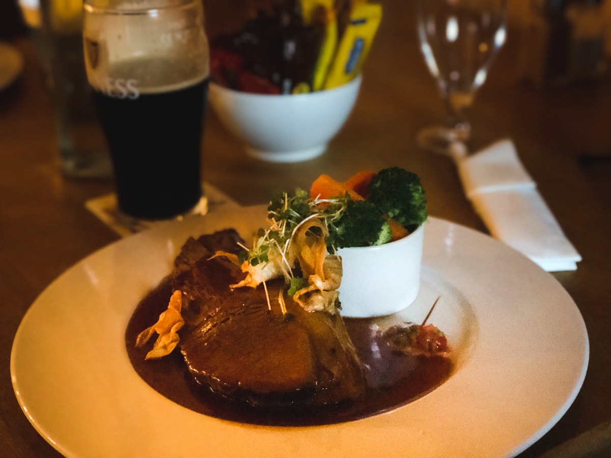 irish food at murphy's hotel in county sligo tubbercurry ireland