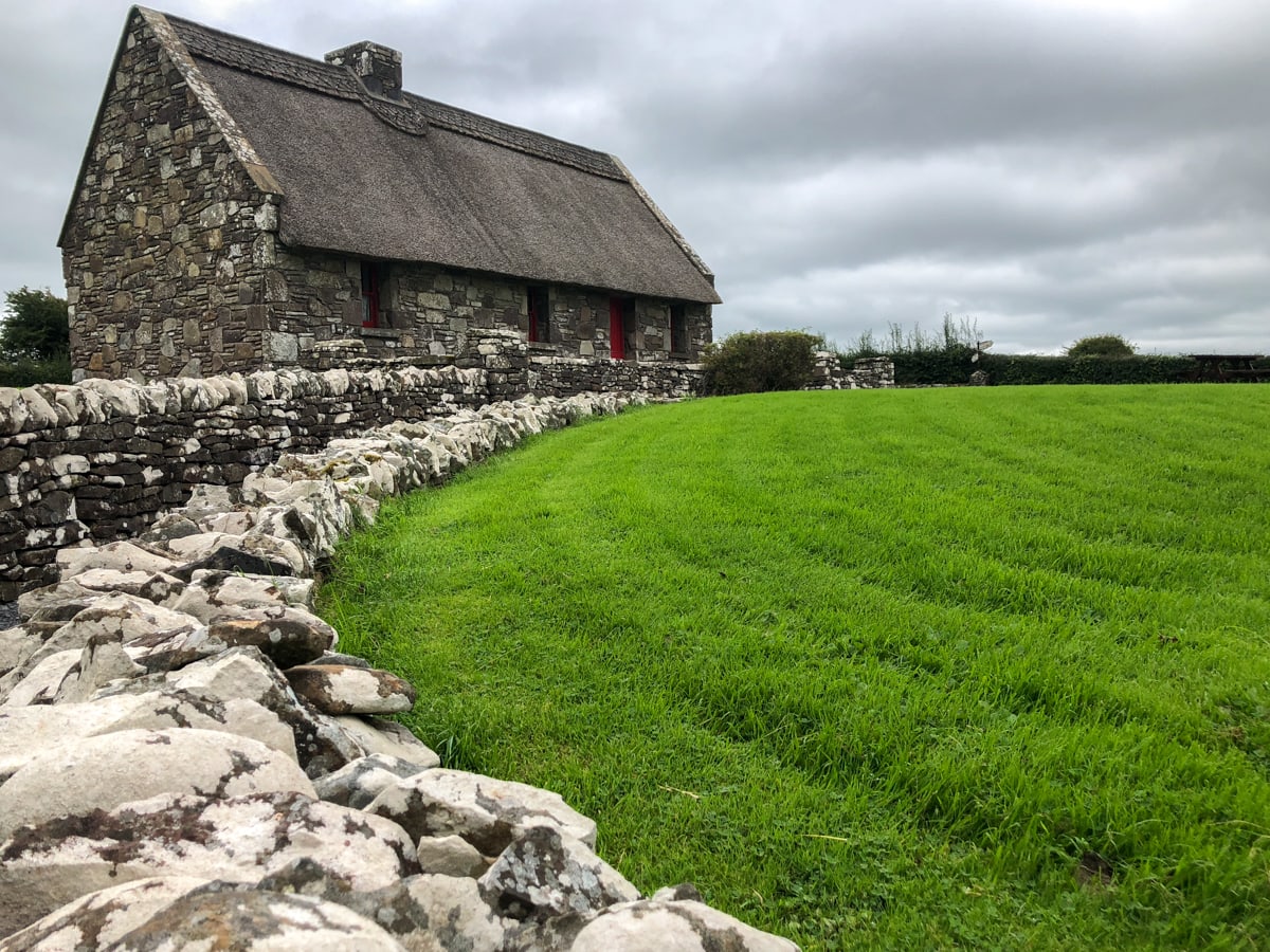 replica of michael colemans house near gurteen in county sligo ireland