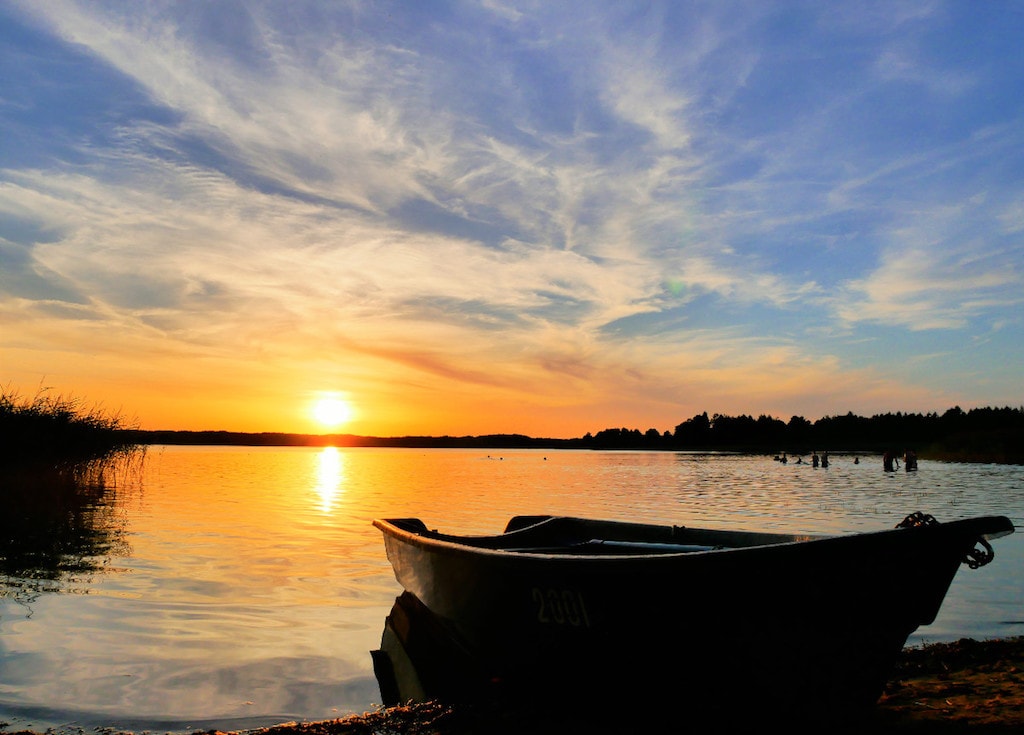 Berezhe lake Braslaw Belarus
