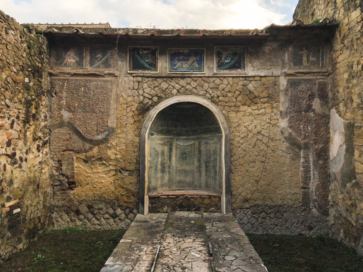 Herculaneum Italy - Ercolano Italy UNESCO World Heritage ruined by Vesuvius-3