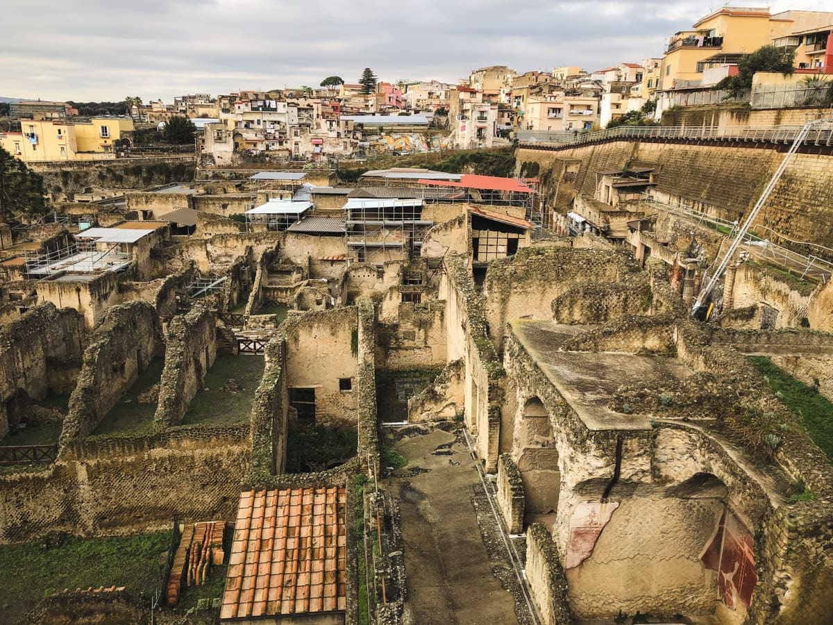 Herculaneum Italy - Ercolano Italy UNESCO World Heritage ruined by Vesuvius-37