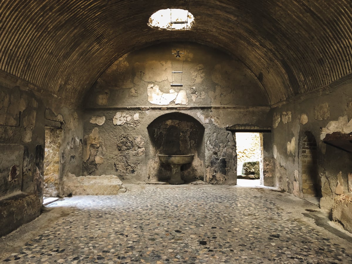 Herculaneum Italy - Ercolano Italy UNESCO World Heritage ruined by Vesuvius-8