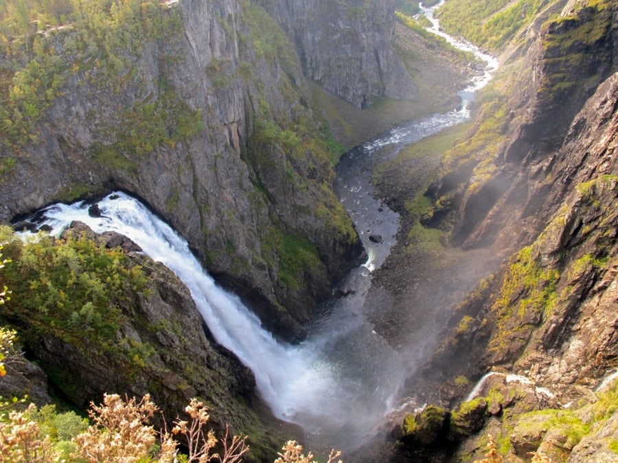 best day trips from Bergen Norway vøringsfossen waterfall