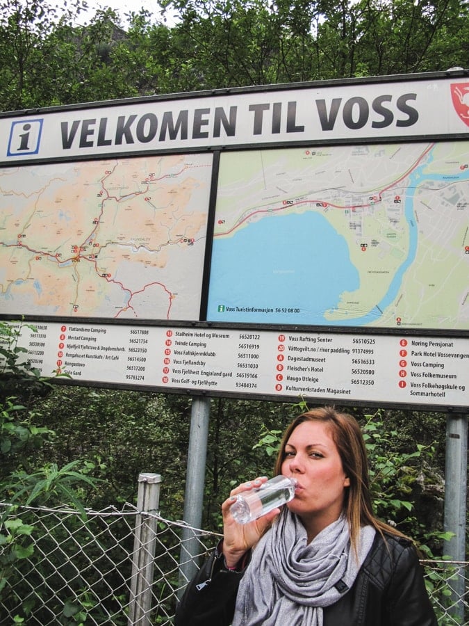 things to dEnjoying Voss Watero in bergen norway voss norway drinking voss water