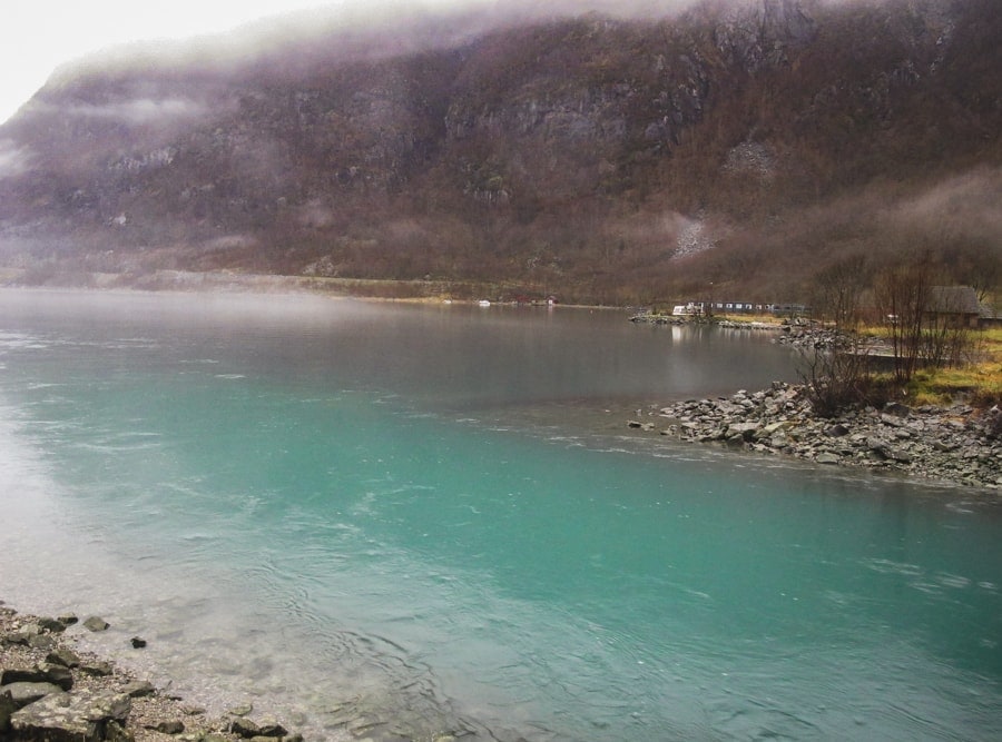 Water from Folgefonna Glacier near Odda