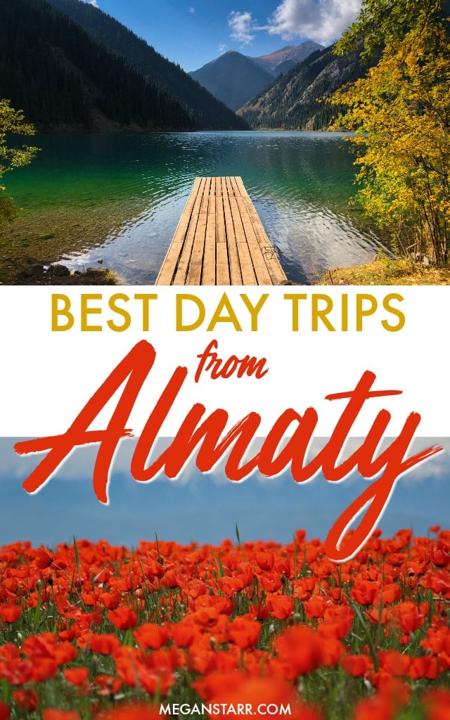 16 Ridiculously Beautiful Day Trips from Almaty, Kazakhstan #kazakhstan #almaty #daytrips #centralasia #canyon #lakes #mountains #waterfalls #beautifulnature