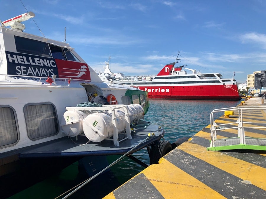 How to get the Athens to Aegina ferry from Piraeus