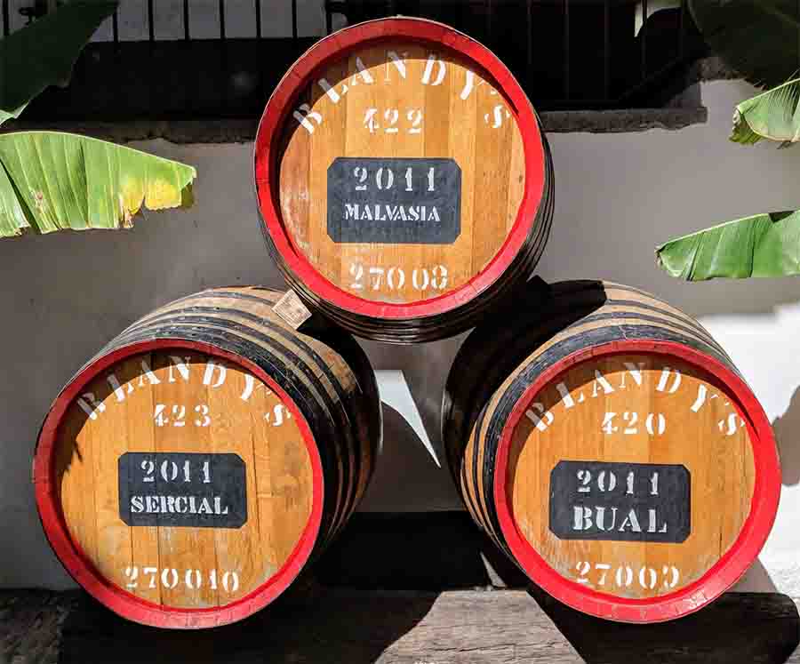 madeira wine barrels