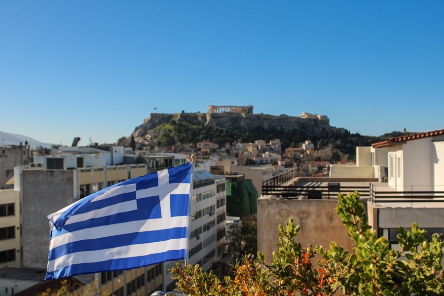 attalos hotel view of the acropolis