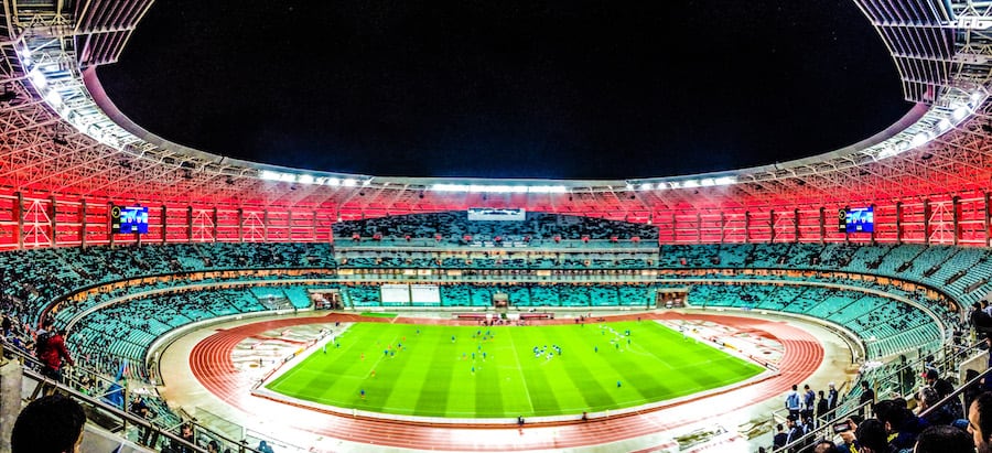 Baku Olympic Stadium inside