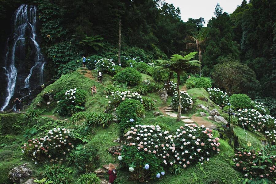 Parque Natural da Ribeira dos Caldeiroes azores itinerary