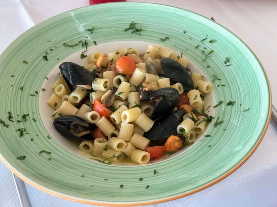 Pasta in Trani, Italy