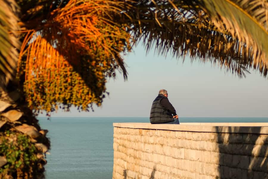 Gorgeous golden hour in Trani