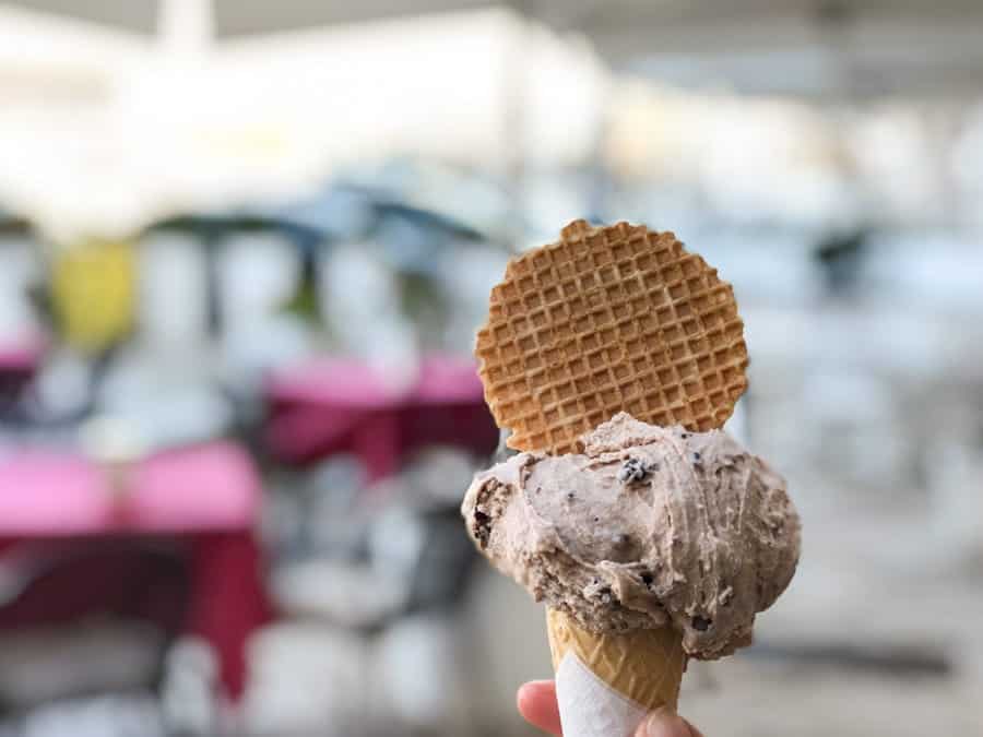 Gelato in Trani, Italy