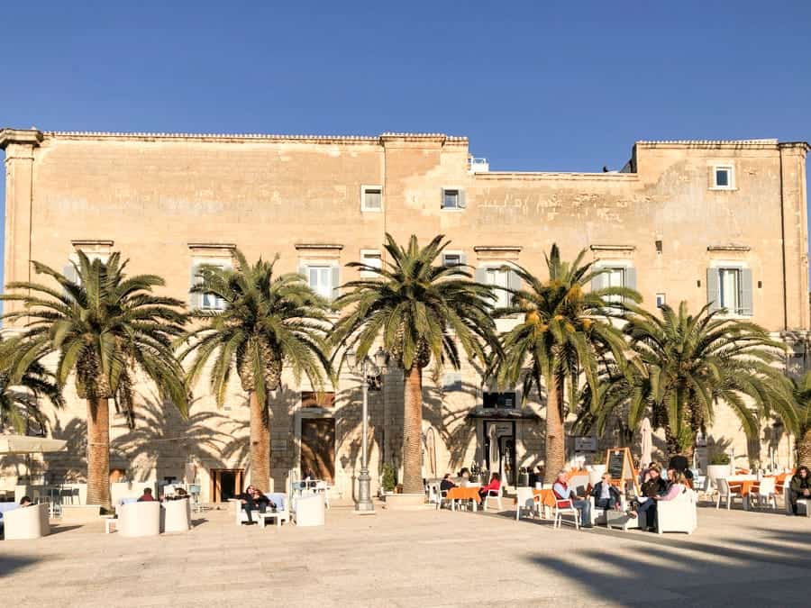 Trani, Italy near the harbor