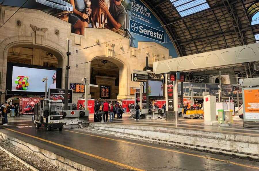 Milan Central Train Station, Italy