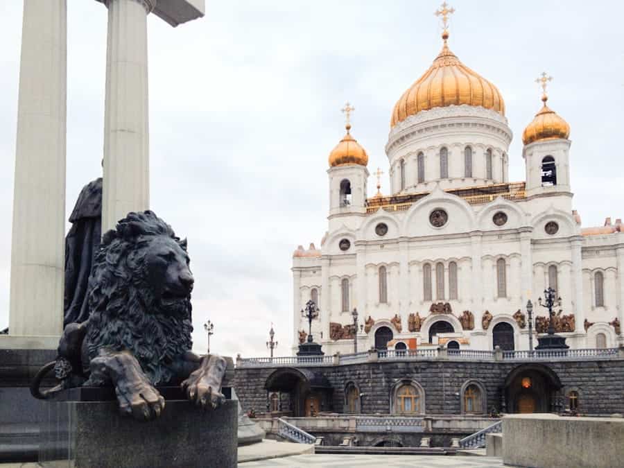 places to visit in moscow russia Cathedral of Christ the Saviour