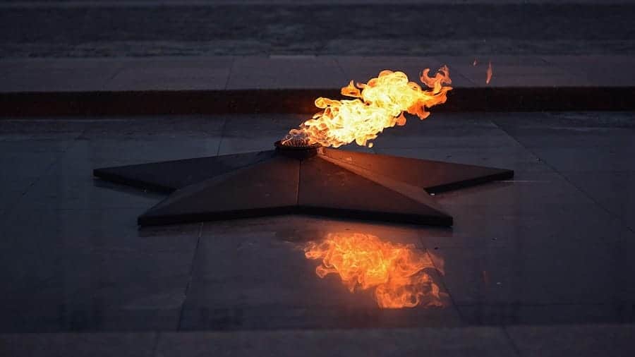 places to visit in moscow- eternal flame