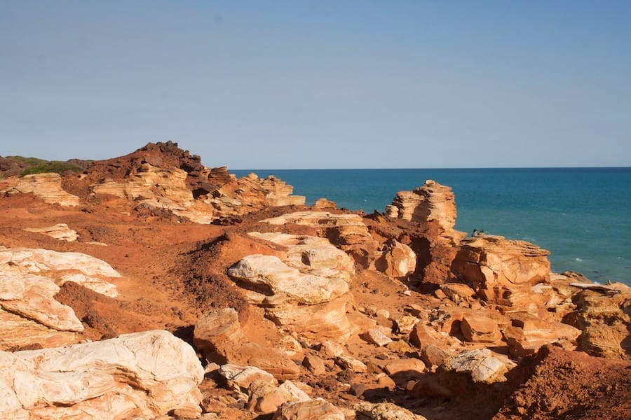 The red rocks of Gantheaume Point - A perfect place for your Broome itinerary