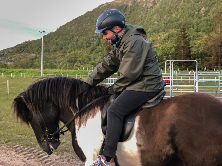 horseback riding in lofoten islands norway