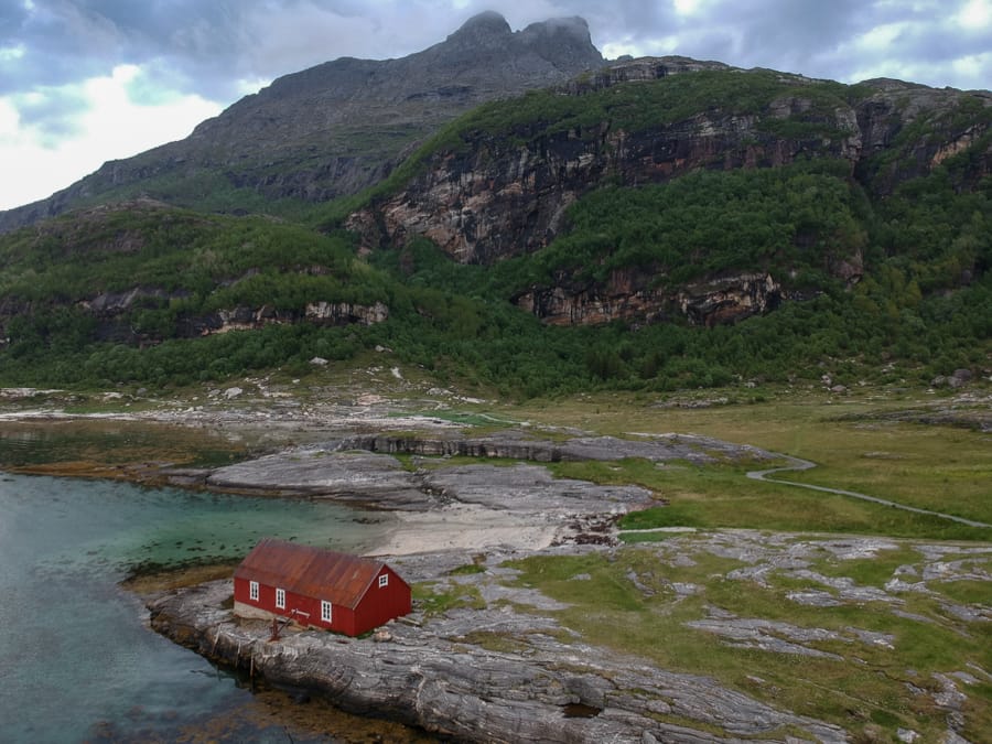 mjelle beach near bodo norway