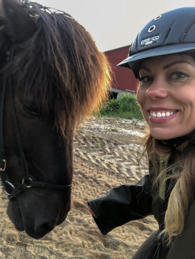 Riding a horse on Gimsøy is a bucket-list experience!